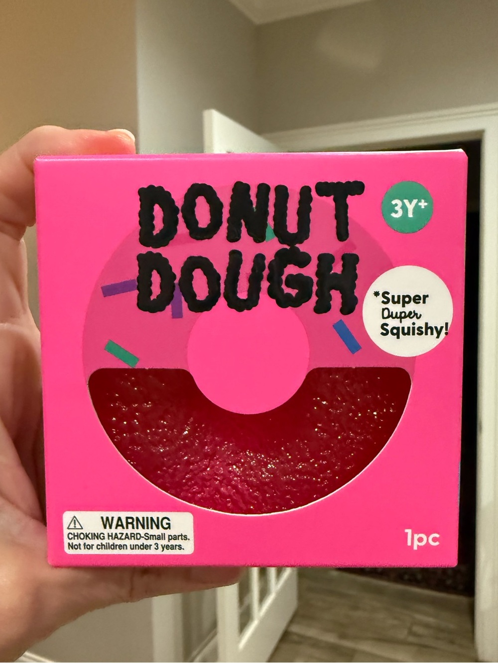 Donut Dough Pink Squishy Toy